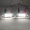 White LED light Error Free Number License Plate Lights for Volvo S80 XC90 S40 V60 XC60 S60 C70 V50 XC70 V70 LED Tag Lights