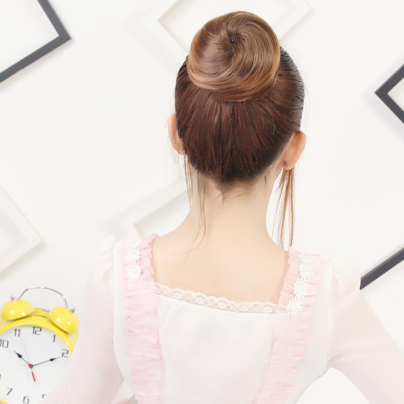 Chignon Updo Elastic Drawstring Hair Bun Pad In Black Brown Colors Straight Curly Hairpieces for Women Ladies