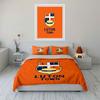 Luton Town FC Wappen Design Bettwäsche Bettbezug Set Bettbezug Kissenbezüge  (1*Bettbezug 2*Kissenbezüge, ohne Bettdecke)