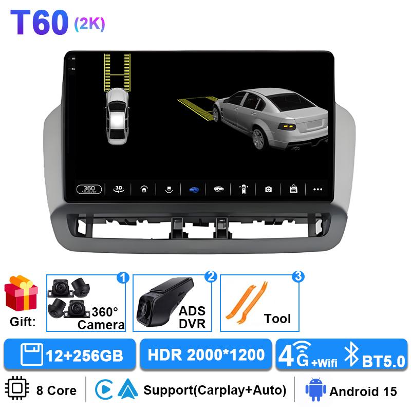 gjbn8 Car Radio For Seat Ibiza 2012 - 2015 2K QLED Android 16 Multimedia Video Player GPS 4G WIFI CarPlay Auto Wireless Stereo No 2Din