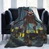 99 Nächte im Wald Das Reh Mode Decken Korallenfleece Plüsch Winter Horror Spiel Multifunktionale Dünne Decke Mode Decke für Reisen