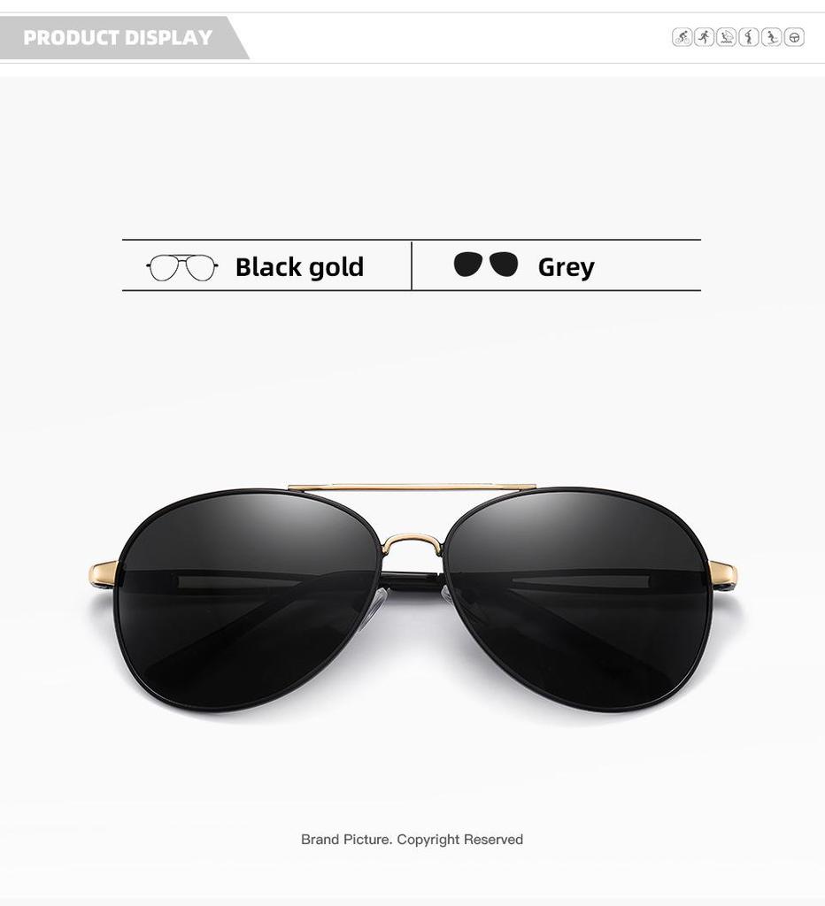 Men's Polarized High-End Driver Sunglasses N612