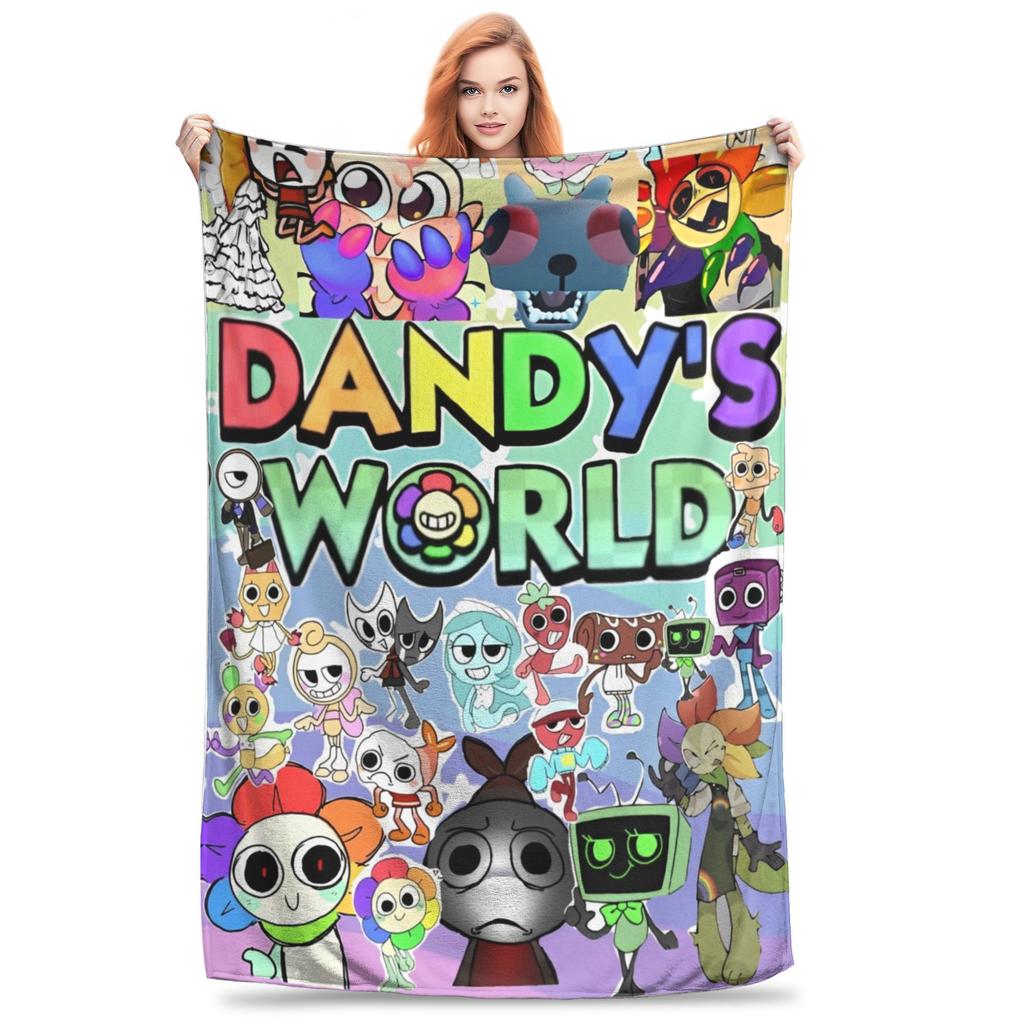 Weihnachten Dandys World Decke Flauschige Vintage Warme Überwurfdecken zur Bettdecken-Dekoration