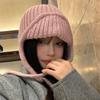Korean Style Knitted Woolen Hat Ear Protection Woolen Crochet Cap Beanie Hat  Apparel Accessories
