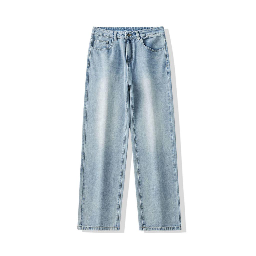 2025 Autumn/Winter Men's Retro High Street Loose Straight-Leg Jeans