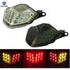Waase For Kawasaki Ninja ZX-6R ZX6R 2009 2010 2011 2012 Chrome Rear Tail Light Brake Turn Signals Integrated LED Light