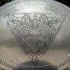 Aluminium Bearded Viking Warrior Shield  Nordic Mythology Wall Art