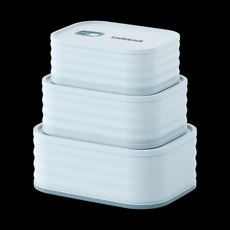 

Lock & Lock New Vitality Stainless Steel Food Container Set