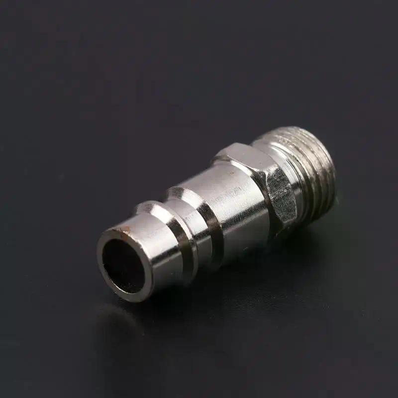 G1/4 BSP Male Thread Pneumatic Fitting PM/SM20 EU Standard Quick Coupling Connector Coupler For Air Compressor