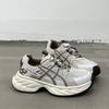 Autumn mesh breathable trendy brand casual shoes women's new shoes versatile thick-soled heightening dad shoes