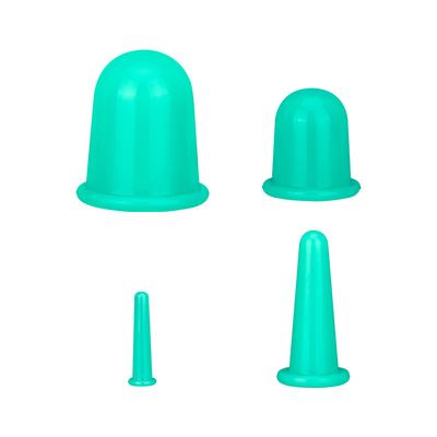 Silicone Vacuum Cupping Massage Jars for Facial Suction Anti Cellulite Skin Scrapping Guasha Anti Wrinkle Face Neck Massage Tool