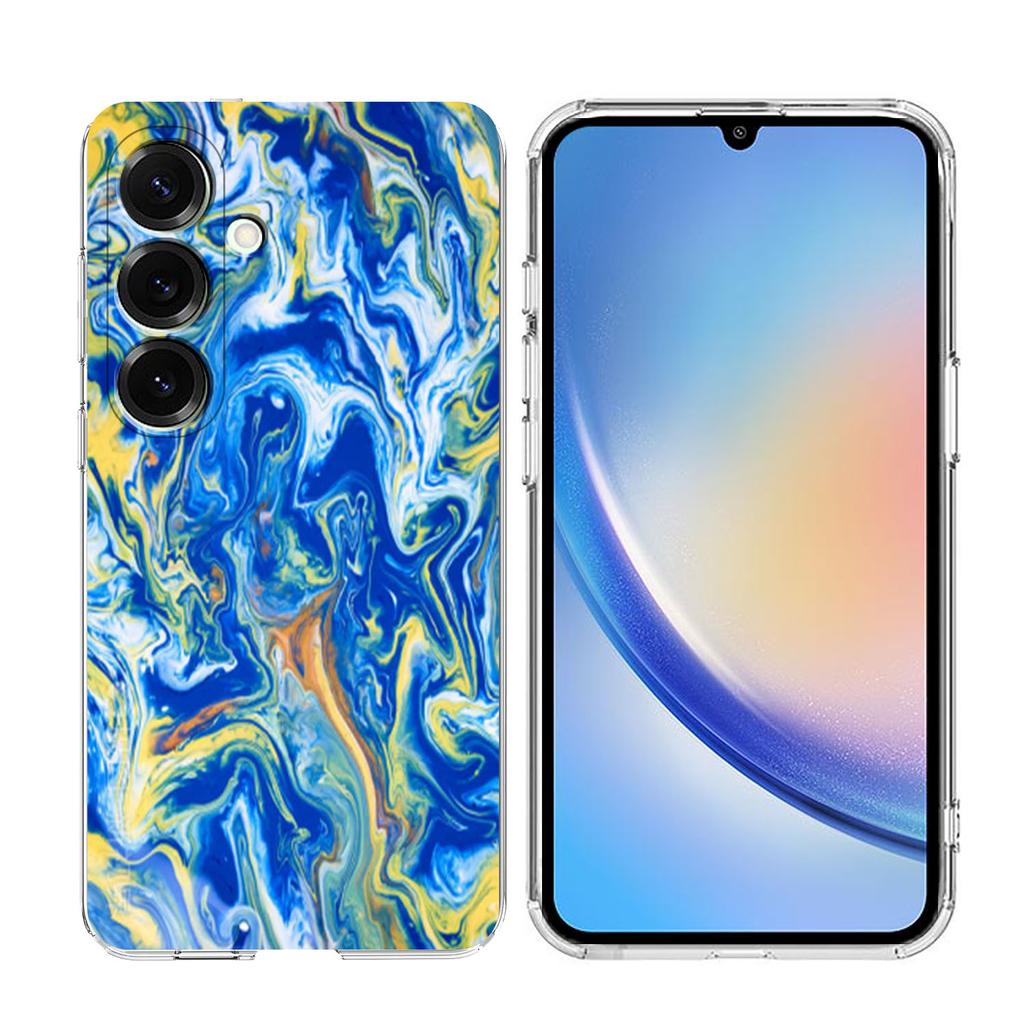 For Samsung Galaxy A54 5G Case Marble Pattern Printing Soft TPU Phone Cover