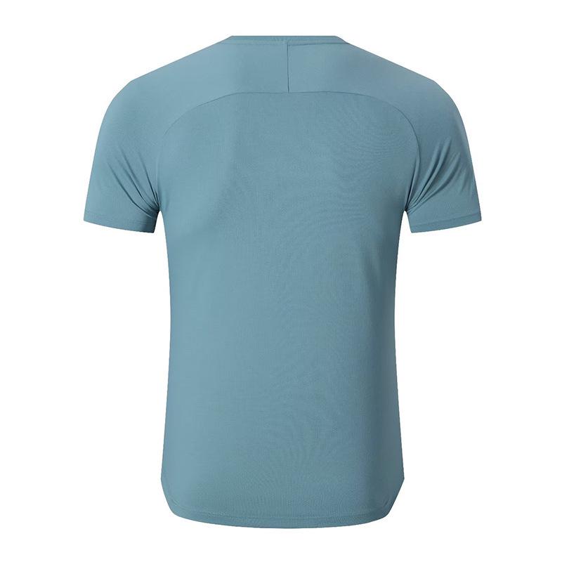 Men's Quick-Dry Short Sleeve Fitness T-Shirt - Casual Round Neck Activewear