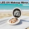 Sonnencreme UV-Spiegel Smart Tragbar Kompakt Handheld Mini Make-up Schminkspiegel Beauty Tasche Kosmetik Reise Aufhellungslicht Zuhause Art Deco