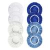 8pcs Car Polishing Pad Bonnet Set Microfiber Cotton Wool Coral Fleece Buffing Pad Cover for 6in Car Polisher