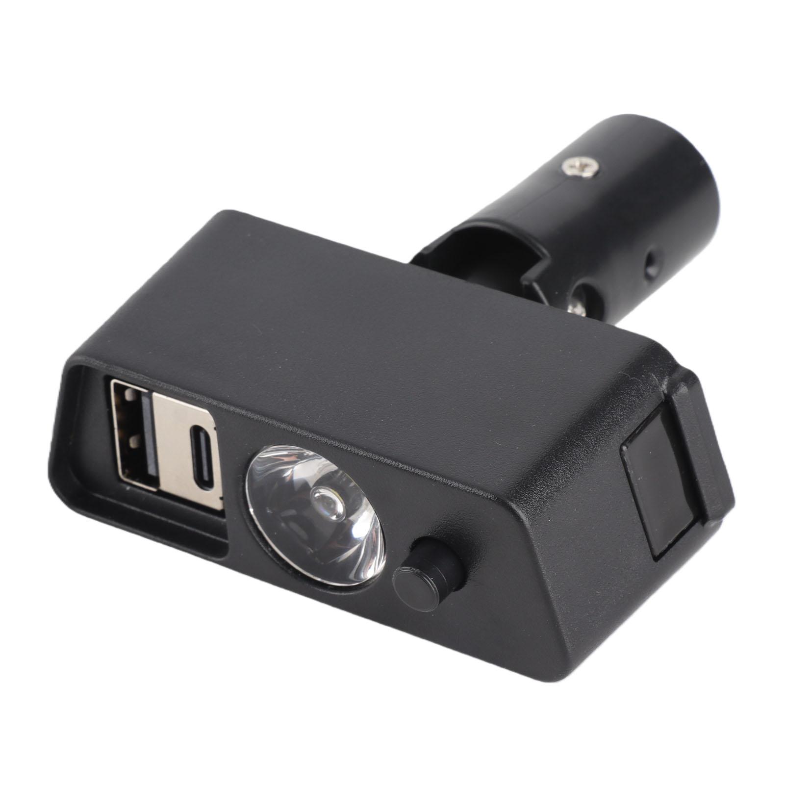 

Электрический светильник для инвалидной коляски, 3-контактный XLR-головка, USB-зарядка, регулируемый угол, светодиодный контроллер освещения для инвалидной коляски