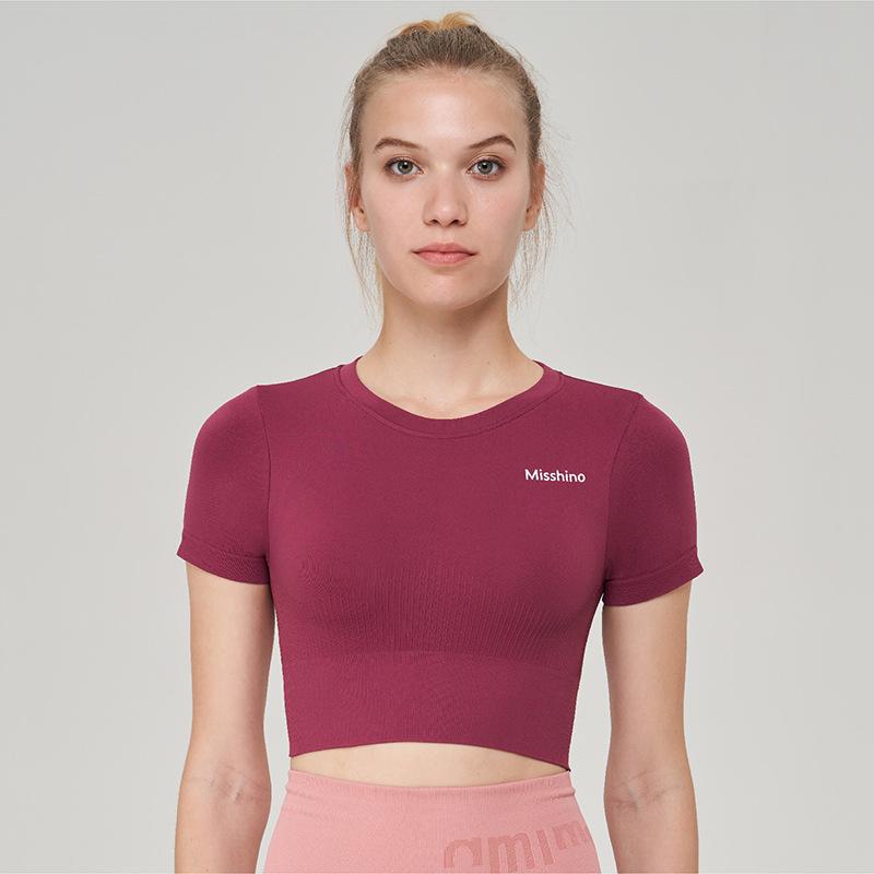 

Женский быстросохнущий влагоотводящий топ для йоги и бега с высокой эластичностью, прилегающего кроя Large