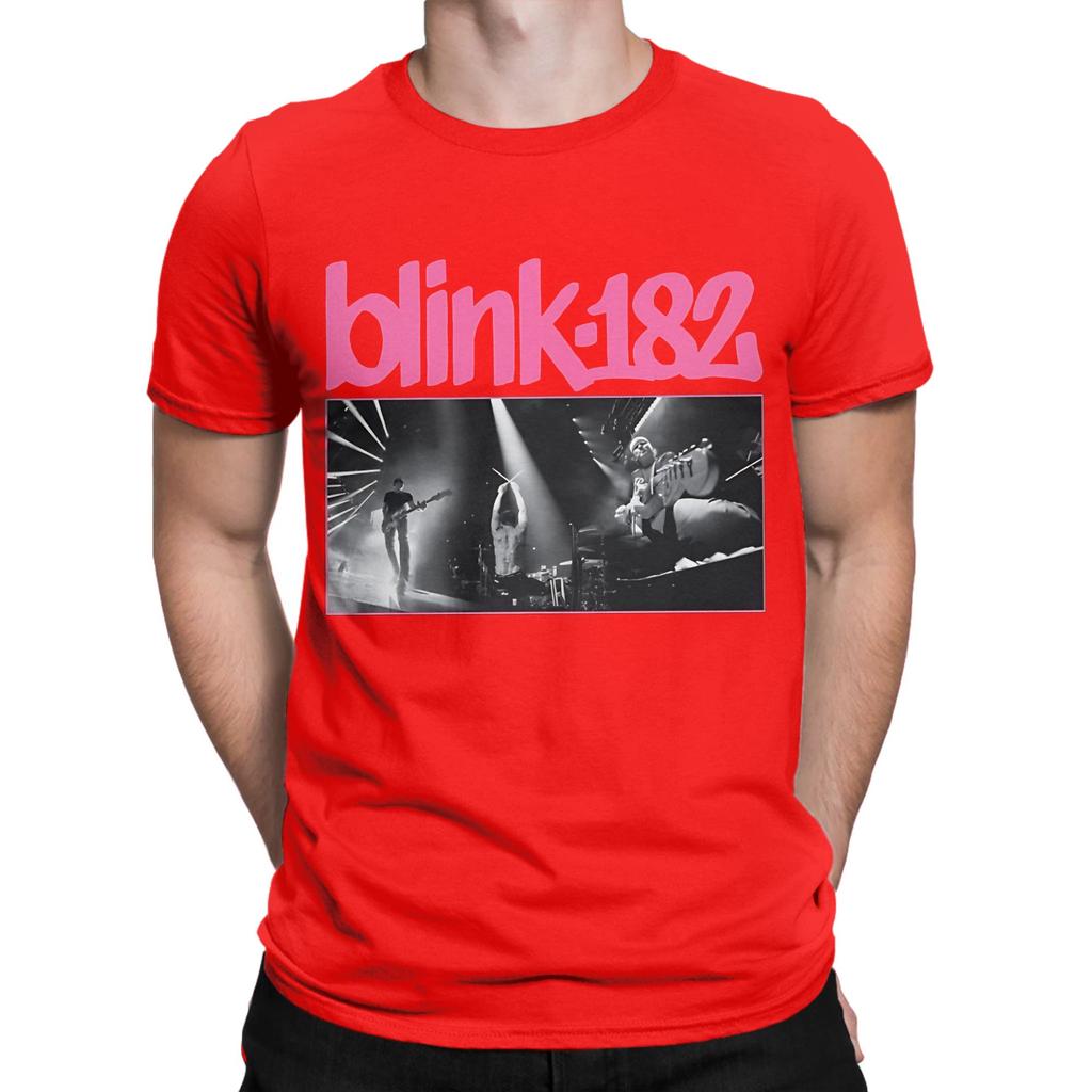 BLNK182 poster Funny 100 Cotton TShirt Blink 182 Tops Tees For Unisex