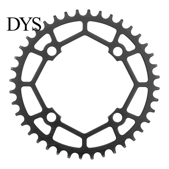 Fahrrad Kettenblatt 40T/42T/44T/46T/48T/50T/52T Metall Kettenblatt Anodisierung Hohe Festigkeit 104BCD Positiv Negativ Zahn Zubehör Radfahren