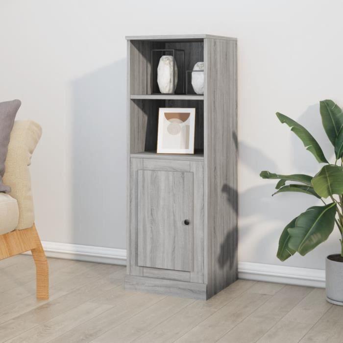 VidaXL Buffet haut sonoma gris 36x35,5x103,5 cm bois d'ingénierie 816326