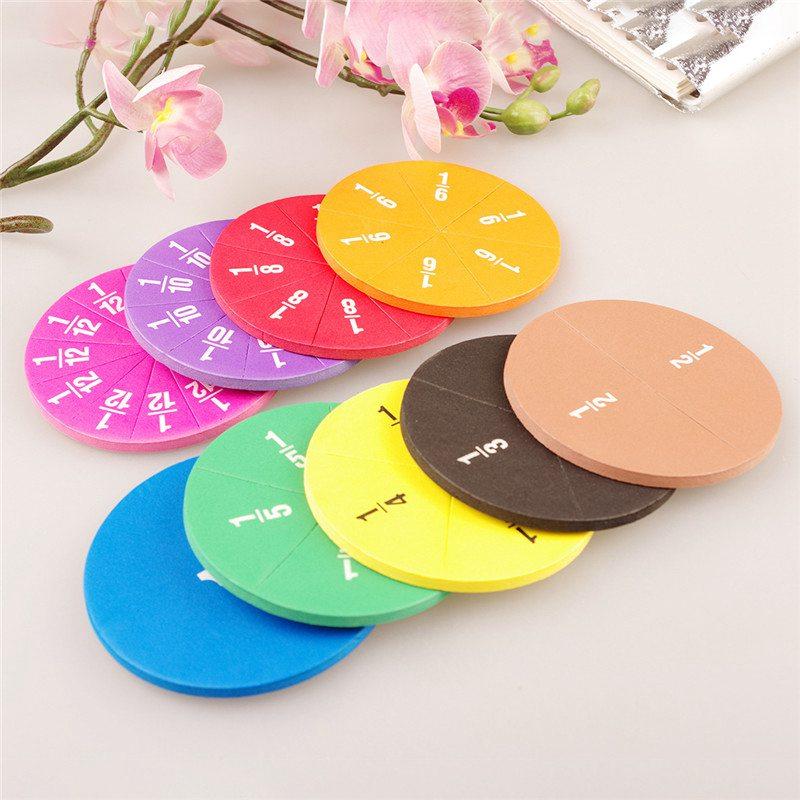 Education Science Forum Early Education Learning Learning Score Mathematics Teaching Round Fraction Tiles Magnetic