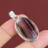 Multi Fluorite Pendant Gemstone Jewelry Elegant Pendant 925 Sterling Silver Pendant Unique Multi Fluorite Jewelry Handmade Pendant For Gifts