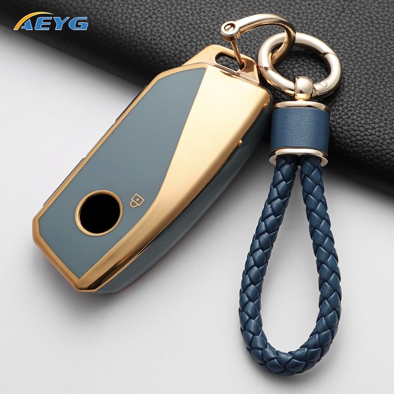 

ТПУ Чехол для ключа автомобиля Крышка Корпус Для BMW i7 X7 G07 LCI iX I20 X1 U11 7 Серии G70 G09 XM U06 G81 M3 Защита Бесключевые Аксессуары