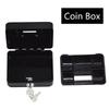 ABIY Mini Safe Cash Box Lock Box Metal Security Box With Key Sturdy For Coin Bank Money Bank Portable For Coin Collection