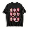 Teacher Inspirational Heart Graphic Print Casual Tee Pure Cotton T-shirt