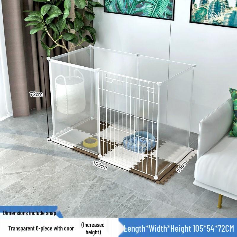 Indoor Pet Playpen: Dog/Cat Enclosure with Free Splicing Cages for Dogs, Cats, and Rabbits.