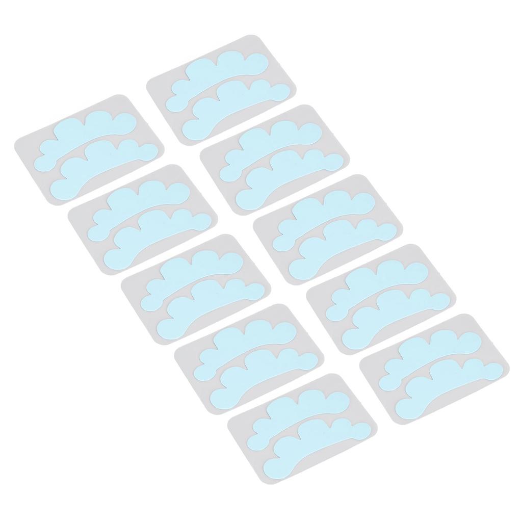 10 Pairs Silicone Eyelash Extension Under Eye Pads Arch Shape Reusable Eyelash Extension Patches