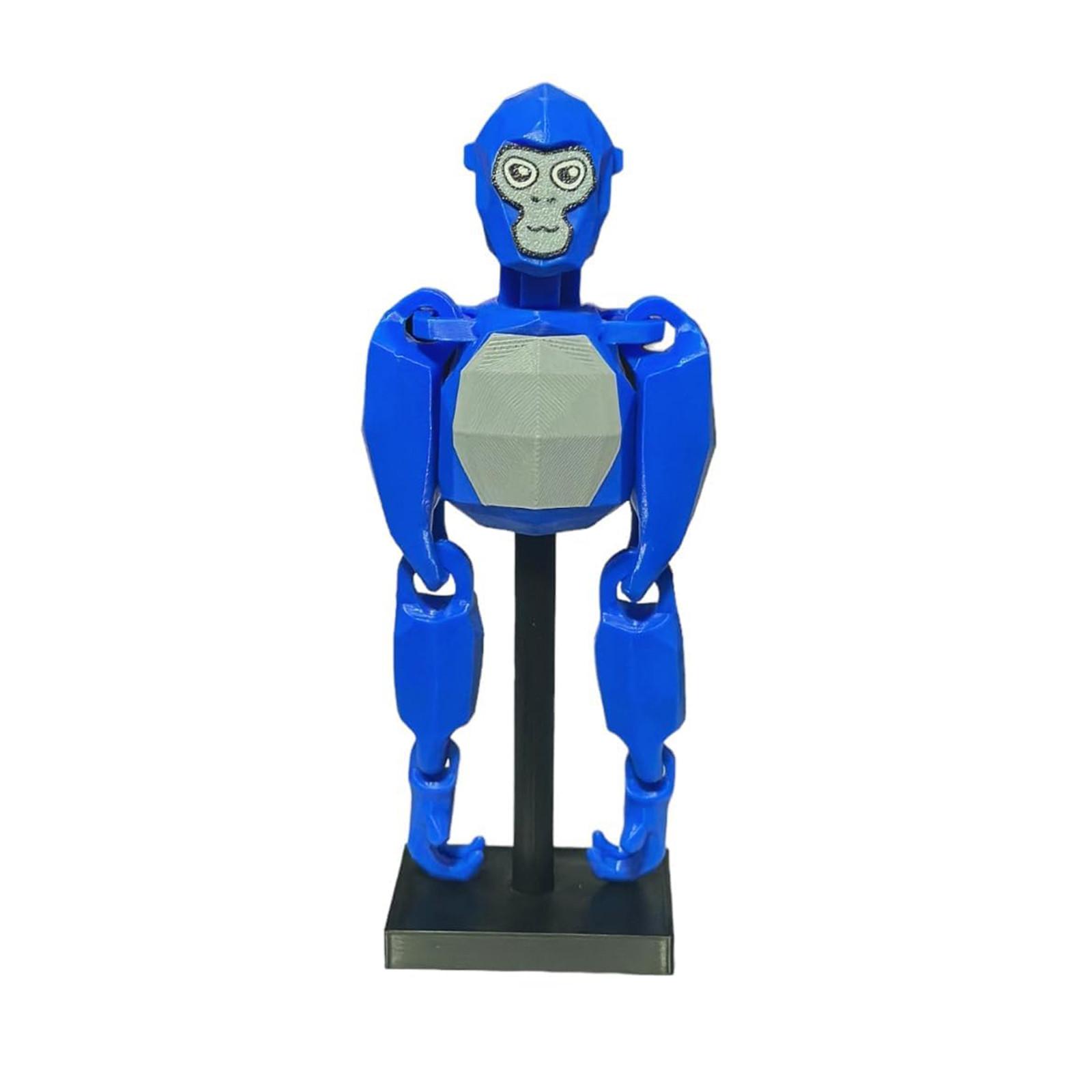 

3D Printed Statues Articulated Friends - Cake Top Decoration Bracket - Swinging Monkey Toy One Size синий
