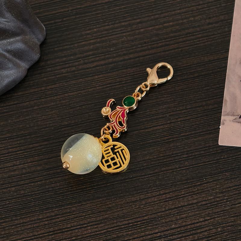 Китайский Жуи Счастливая Тыква Металлическая Бамбуковая Подвеска Аксессуар для Ципао