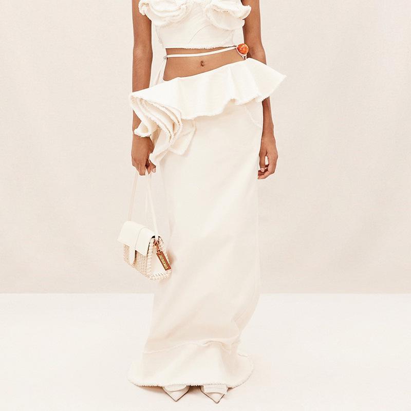 Versatile Ruffled Splicing Skirt - Summer 2025 Collection for Women