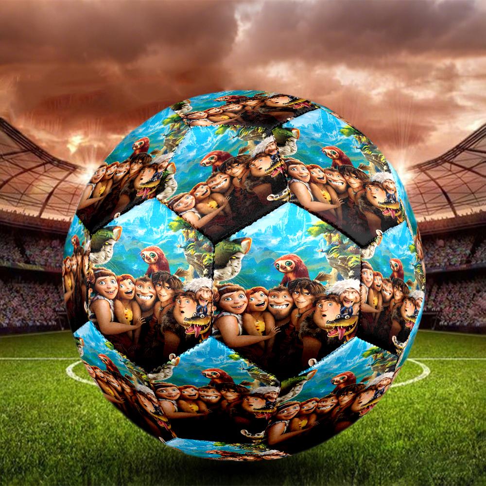 The Croods Theme Size 5 Soccer Ball, Suitable for Both Indoor and Outdoor Matches, a Gift Suitable for Everyone.