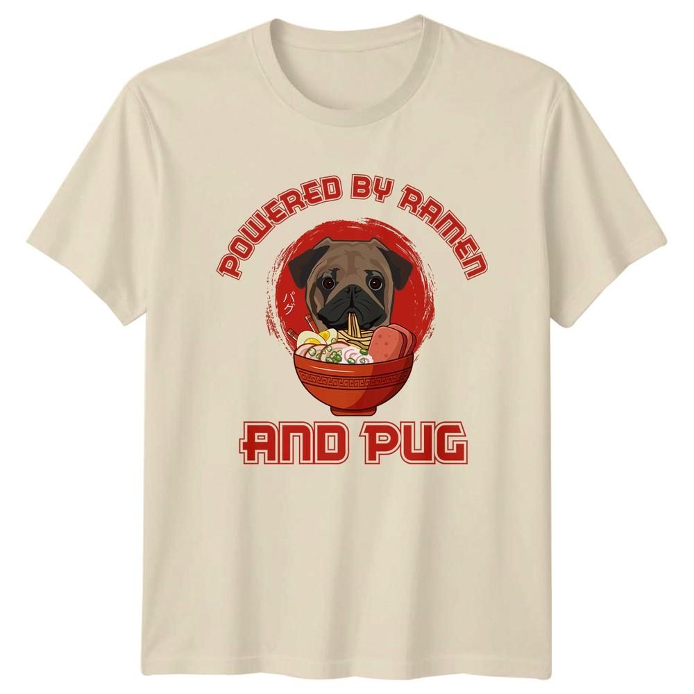 Powered By RaUnisex And Pug TShirt Pug Dogs RaUnisex