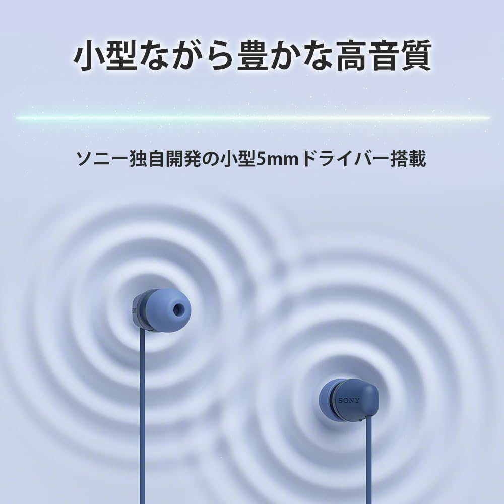 Sony PZ Pink Earphones with Remote Balanced Sound Compact 4 Colors Call Clear Remote Proprietary Low To High Frequency Range IER-EX15C Type-C Control,