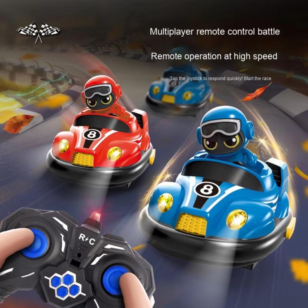 Remote control battle drift car crash ejection bumper car kart toy