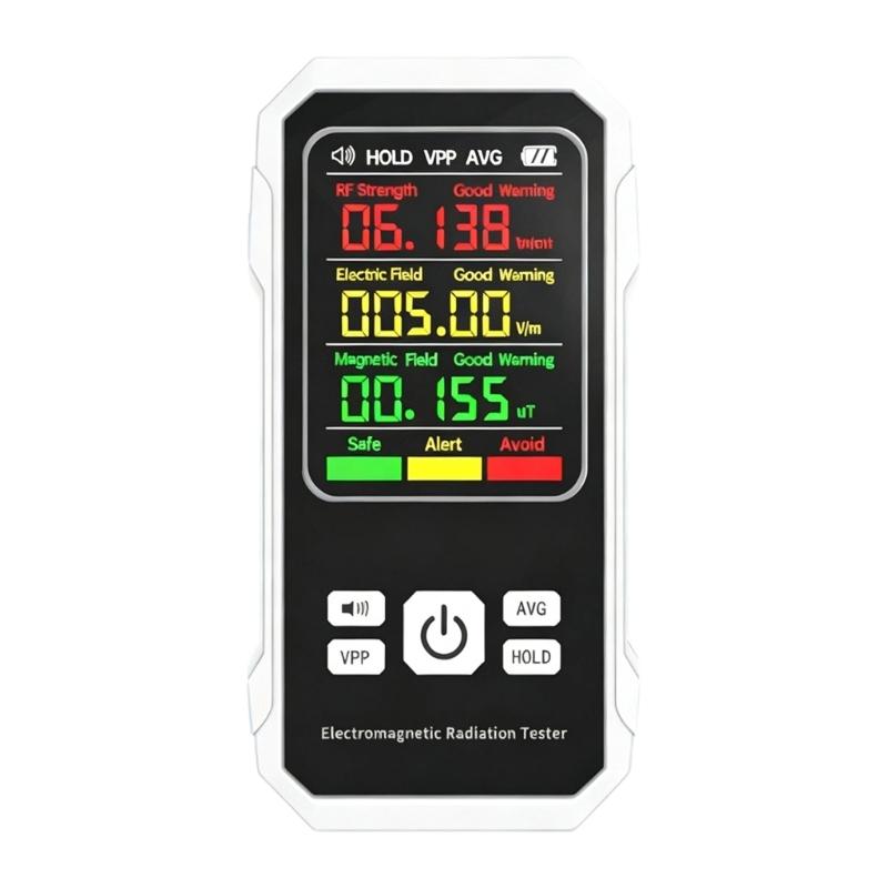 Handheld Electric Magnetic Field Meter Electromagnetic Radiation Tester with Screen Display for Home Checking Use