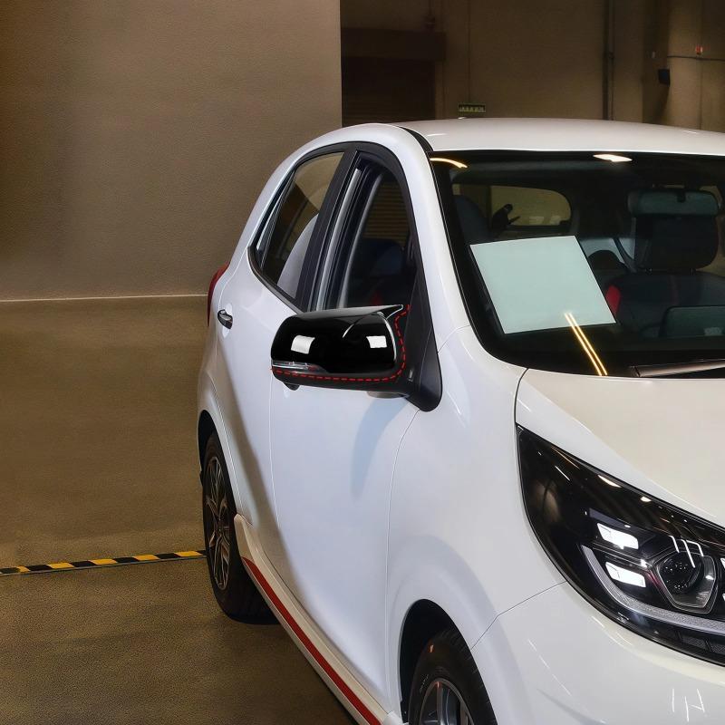 Side Rearview Mirror Protective Cover Cap, Exterior Modified Accessories for KIA Morning Picanto 2018-2023
