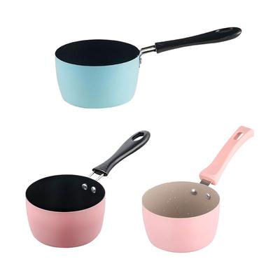 Milk Pan Milk Pot Coffee Milk Warmer Sauce Pan Baby Breakfast Pot Soup Pot for Kitchen Cooking Breakfast RV Travel