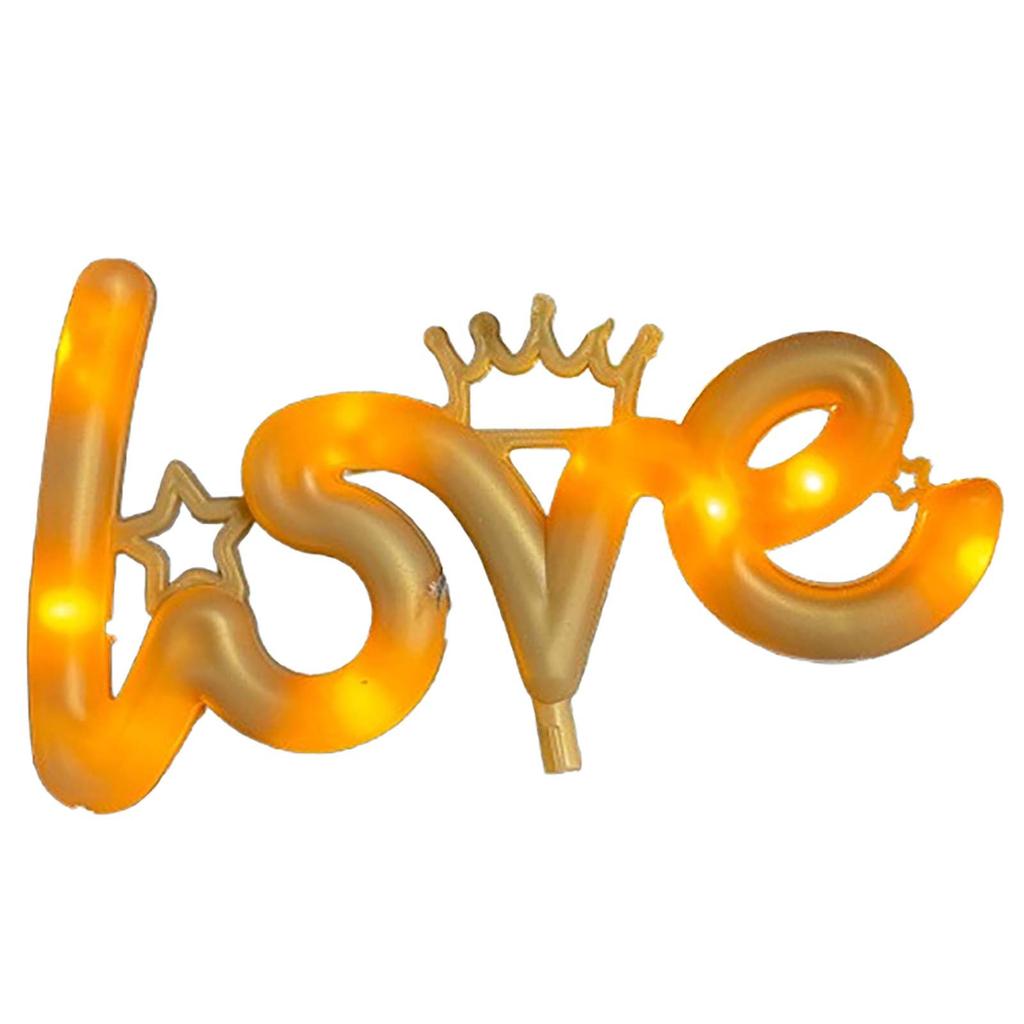 Valentinstagsdekorationen, Liebeslichter, Geständnis, Heiratsantrag, Atmosphäre, Requisiten, Party, LED-Lichter, englische Ornamente