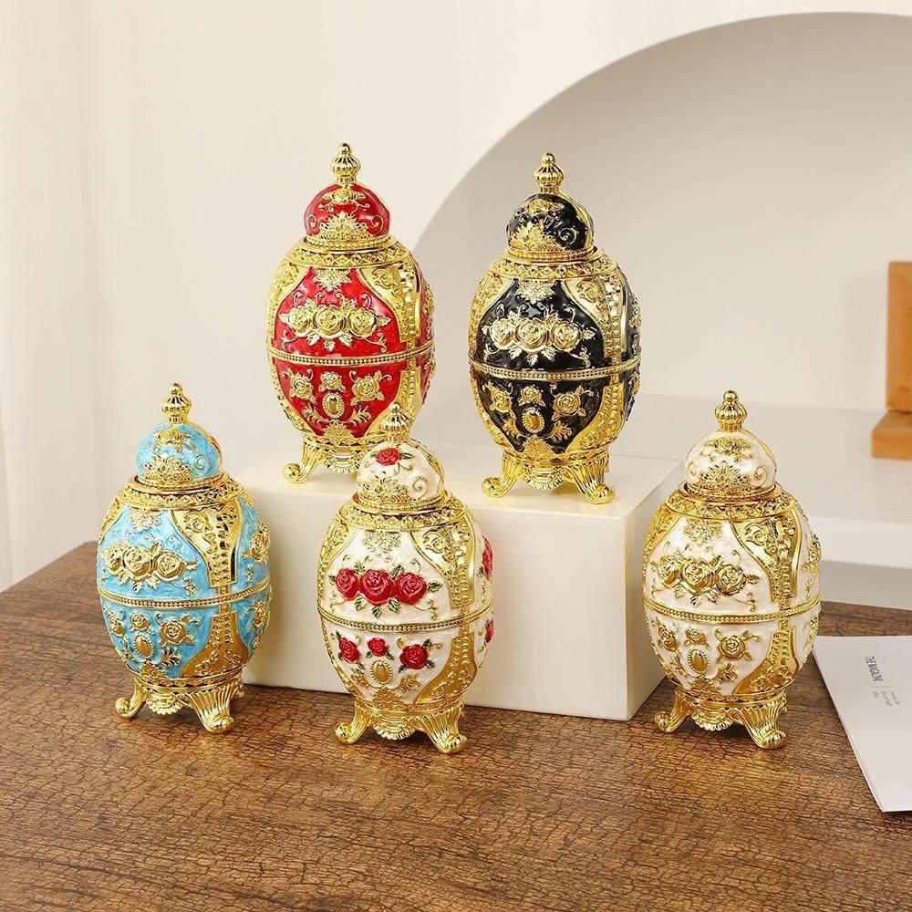 Rose Press Toothpick Holder, Light Luxury High Quality Household Goods, Fashion Retro Plastic Toothpick Box