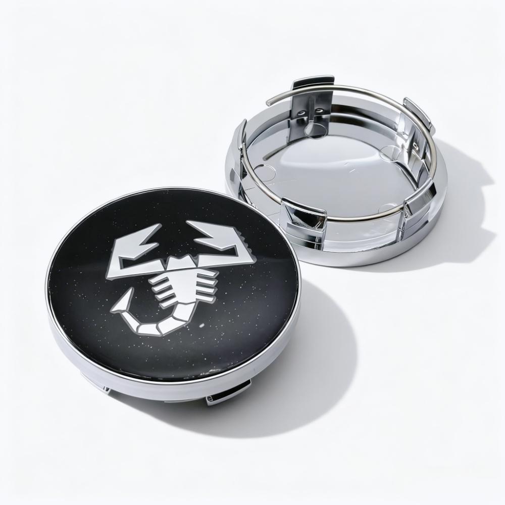 4pcs Scorpion Logo Emblem Badge Car Wheel Center Caps OD 58MM 54MM Wheels Hub Cap Rim Hubcaps Dust Cover Replace Car Accessories