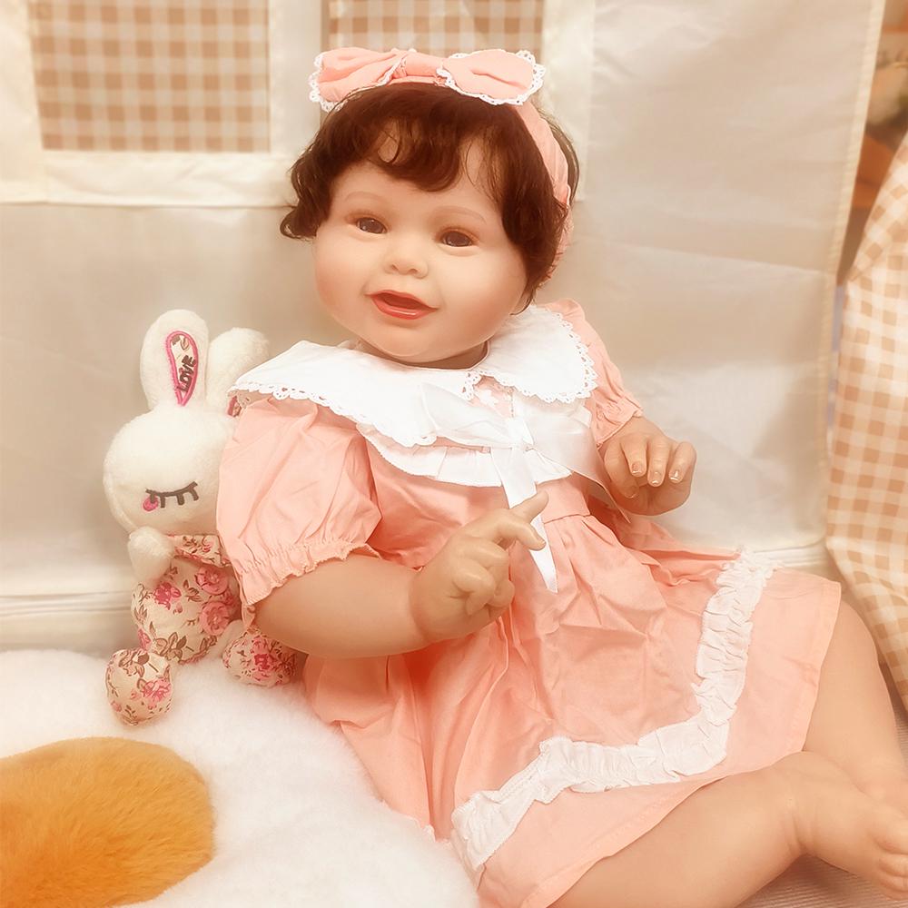 

Милая кукла реборн для малышей, тканевое тело, реалистичная кукла с венами, кукла реборн, реалистичная кукла новорожденного для детей Cloth Body Doll