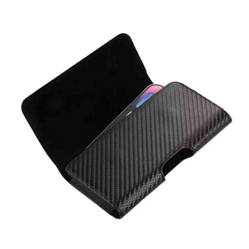 New Universal PU Leather 360° Rotation Phone Case Pouch for 5.2"-7" Mobile Phones with Flip Waist Bags Belt Clip Cover Phone Bag