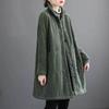 Coat for Women Oversize Cotton Winter Thickened Casual Oversize Double Layer Windbreaker High Collar Jacket