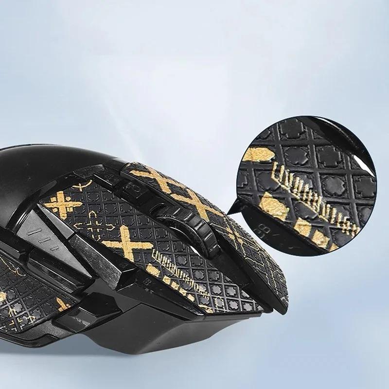 Migliora Mira e Impugnatura! Nastro Adesivo Anti-Scivolo Assorbi-Sudore per Mouse Logitech G502 Hero – Comfort Ergonomico, Senza Residui