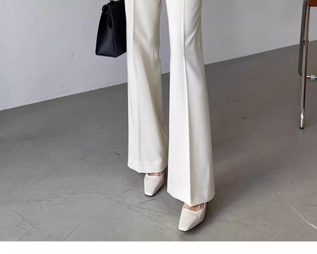 High-Waisted Women's Petite Flare Pants - Autumn/Winter 2024 Collection