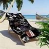 Rammstein Print Beach Towel, Large Soft Quick Dry Towel for Beach Camping Swimming